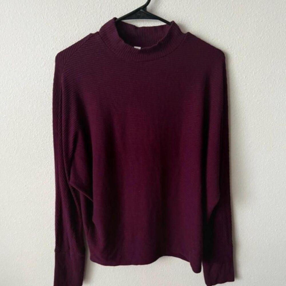 Bp Women's Burgundy and Purple Jumper